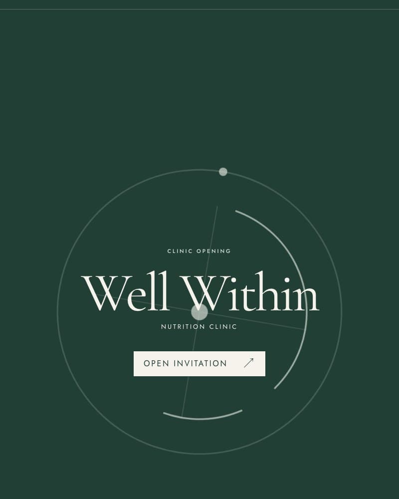 Well Within invitation design preview