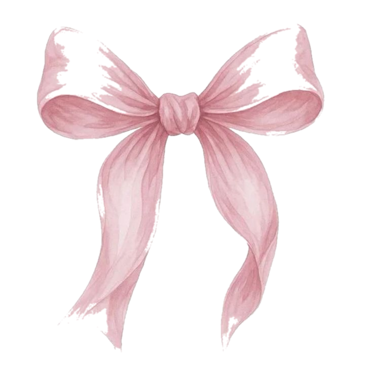 pink ribbon bow